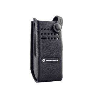PMLN5846 - Estuche de cuero duro 3" giratorio para radio sin pantalla