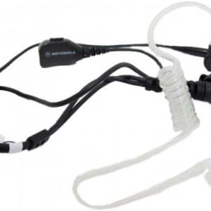 PMLN7269 - Kit de vigilancia 2 cables con auricular, rápido desconectado, negro