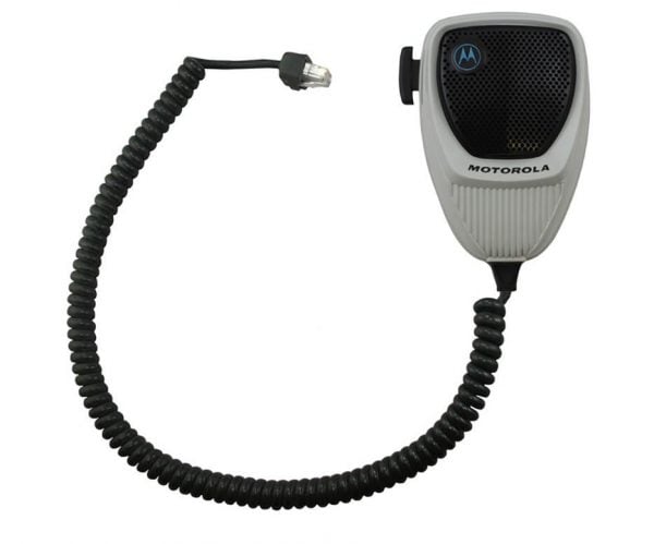 HMN1035 - Micrófono de palma Heavy Duty con cable resorte 10.5 Ft