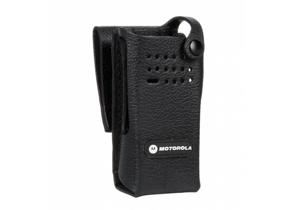 PMLN5843 - Estuche de cuero duro 2,5" giratorio para radio sin pantalla