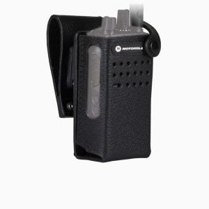 PMLN5868 - Estuche de cuero duro 2,5" giratorio para radio sin pantalla