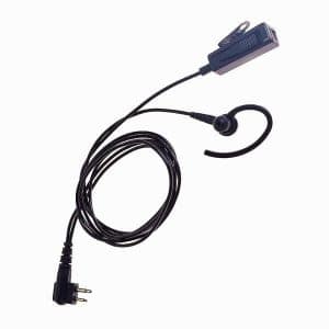 RLN4895 - Auricular con micrófono y PTT combinado - 2 cables (negro)