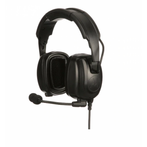 PMLN7464 - Diadema atrás de la cabeza heavy duty, con micrófono de pluma con cancelación de ruido
