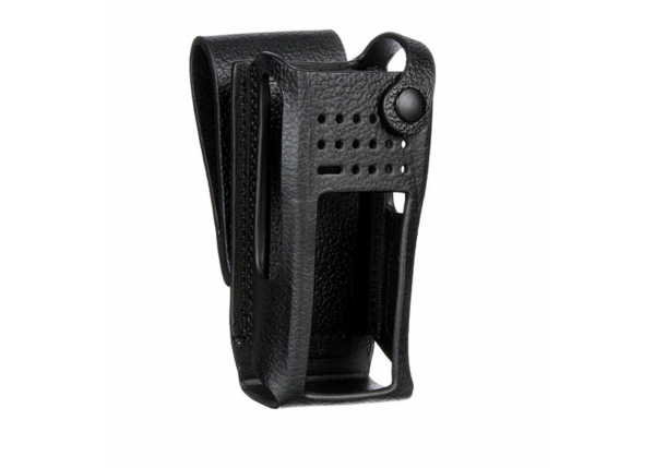 PMLN5840 - Estuche de cuero duro 3" giratorio para radio con pantalla