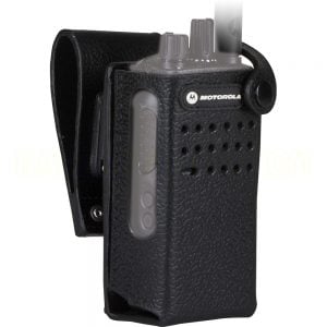 PMLN5866 - Estuche de cuero duro 3" giratorio para radio sin pantalla