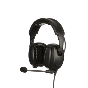PMLN8086 - Auricular para trabajo pesado con micrófono boom con cancelación de ruido (sobre la cabeza)