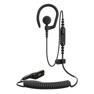 PMLN8337 - Auricular único IMPRES™ de 1 cable con gancho removible, audio fuerte, negro